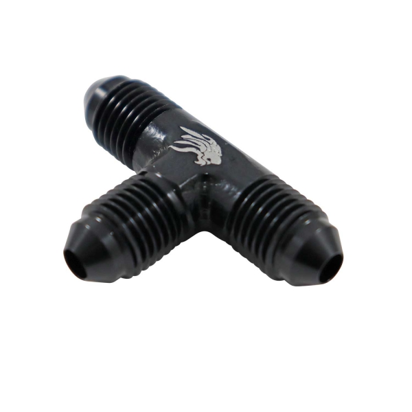 Conexão T de Alumínio 4AN Aeroquip All Black - Cód.7803