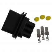 Conector 3 Vias ETE8711 Eletroventilador VW Fox - Cód.7244