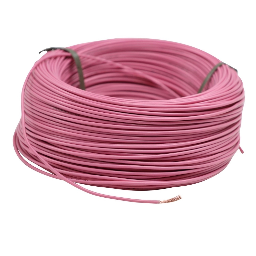 100m Cabo Flex. Automotivo 1.00mm Rosa - Cód.9589