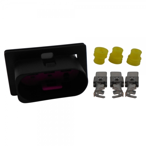 Conector 3 Vias ETE8711 Eletroventilador VW Fox - Cód.7244