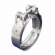 Abraçadeira Engate Rápido V-Band Inox 97mm - Cód.9022