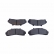 Pastilha Freio Diant. Jurid HQJ2058A Ford Ranger - Cód.4307