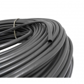 Espaguete Liso Leiplast 8mm / 100m Preto - Cód.310