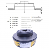 Kit Disco de Freio BD6154 Tras. PT Cruiser 2.0 - Cód.4791