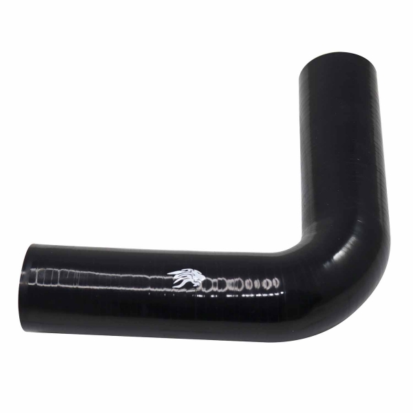 Curva Longa de Silicone MSA Preto 90º X 2 1/2
