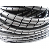 Organizador Espiral Hellermann Tyton Preto 5/8 - Cód.7385