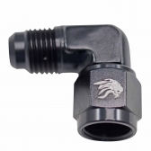 Conexão Curta 90° Femea 6AN x 6AN Macho All Black - Cód.9432
