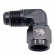 Conexão Curta 90° Femea 6AN x 6AN Macho All Black - Cód.9432
