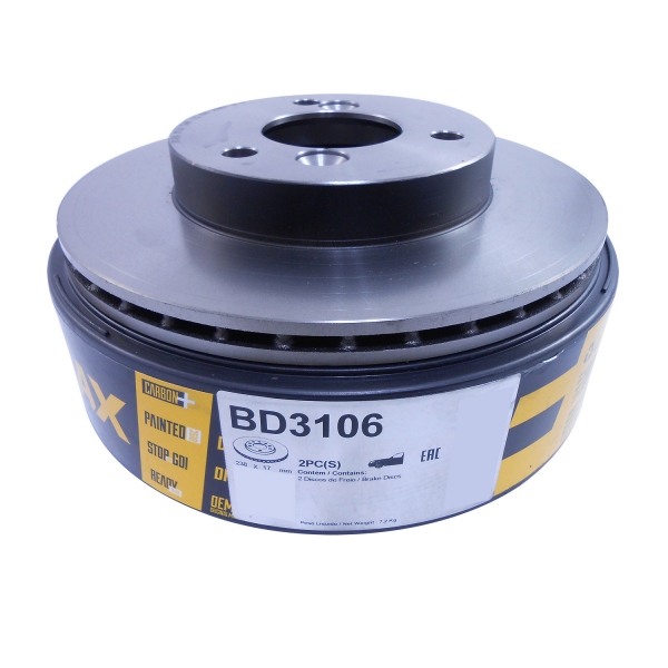 Kit Disco Freio BD3106  Diant. Renault Kwid 1.0 - Cód.6276