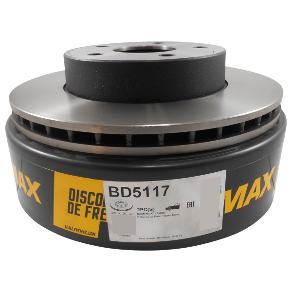 Kit Disco de Freio BD5117 Diant. Grand Cherokee - Cód.4793