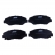 Pastilha de Freio Diant. Jurid HQJ2363A Honda CR-V- Cód.5618