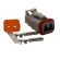 Conector Elétrico Fêmea 2 Vias Deutsch DT06-2S - Cód.8314