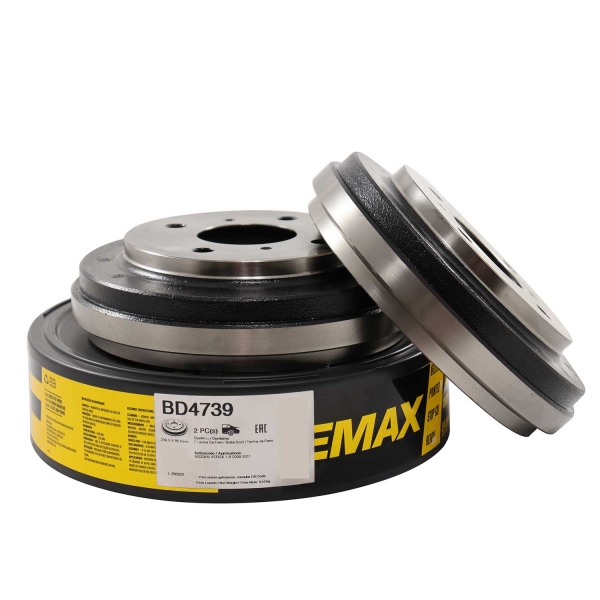 Kit Tambor de Freio BD4739 Tras. Livina, Tiida - Cód.8464