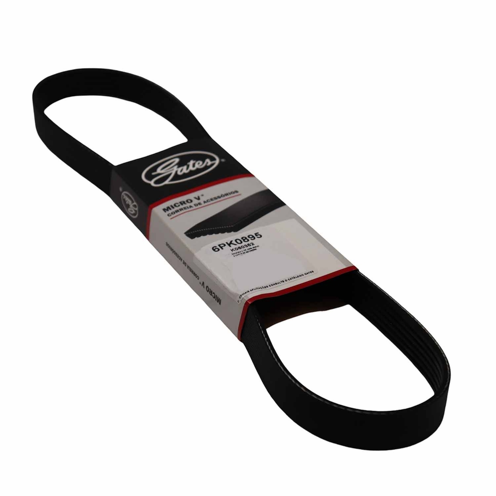 Correia Micro-V Gates 6PK0895 GM Corsa 1.0 - Cód.12761