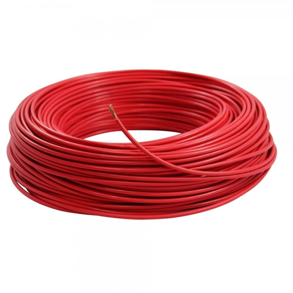Cabo Flex. Automotivo 4.00mm Vermelho - Cód.8103