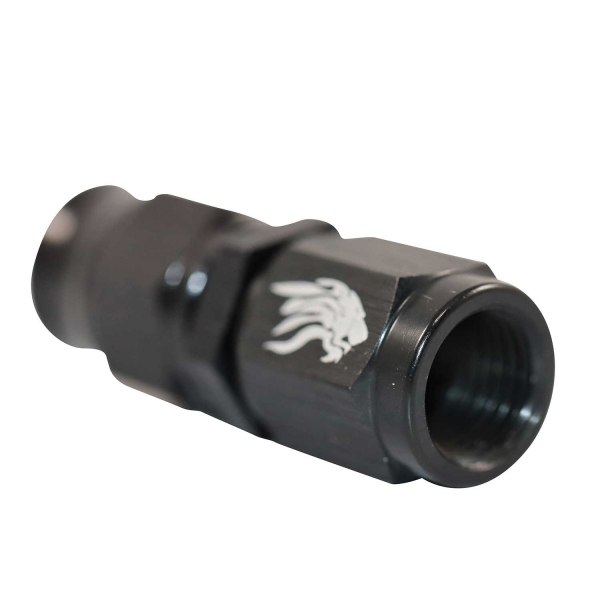 Conexão 3AN / AN3 Reta para Mangueira PTFE All Black - Cód.8339