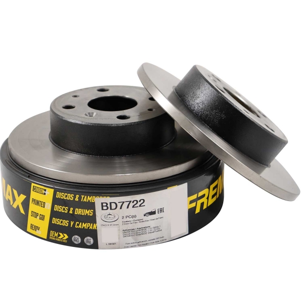 Kit Disco de Freio Diant. BD7722 Charade, Lifan 320-Cód.8408