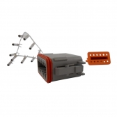 Conector Elétrico Fêmea 12 Vias Deutsch DT06-12SA - Cód.6934