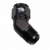 Conexão Curta 45° Femea 12ANx12AN Macho All Black - Cód.9466