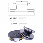 Kit Disco de Freio BD4001 Diant. Tras. Agrale Volare Cód5475