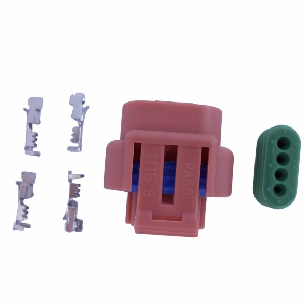 Conector 4 Vias ETE4734 Bobina Ignição Corsa, S10 - Cód.5922