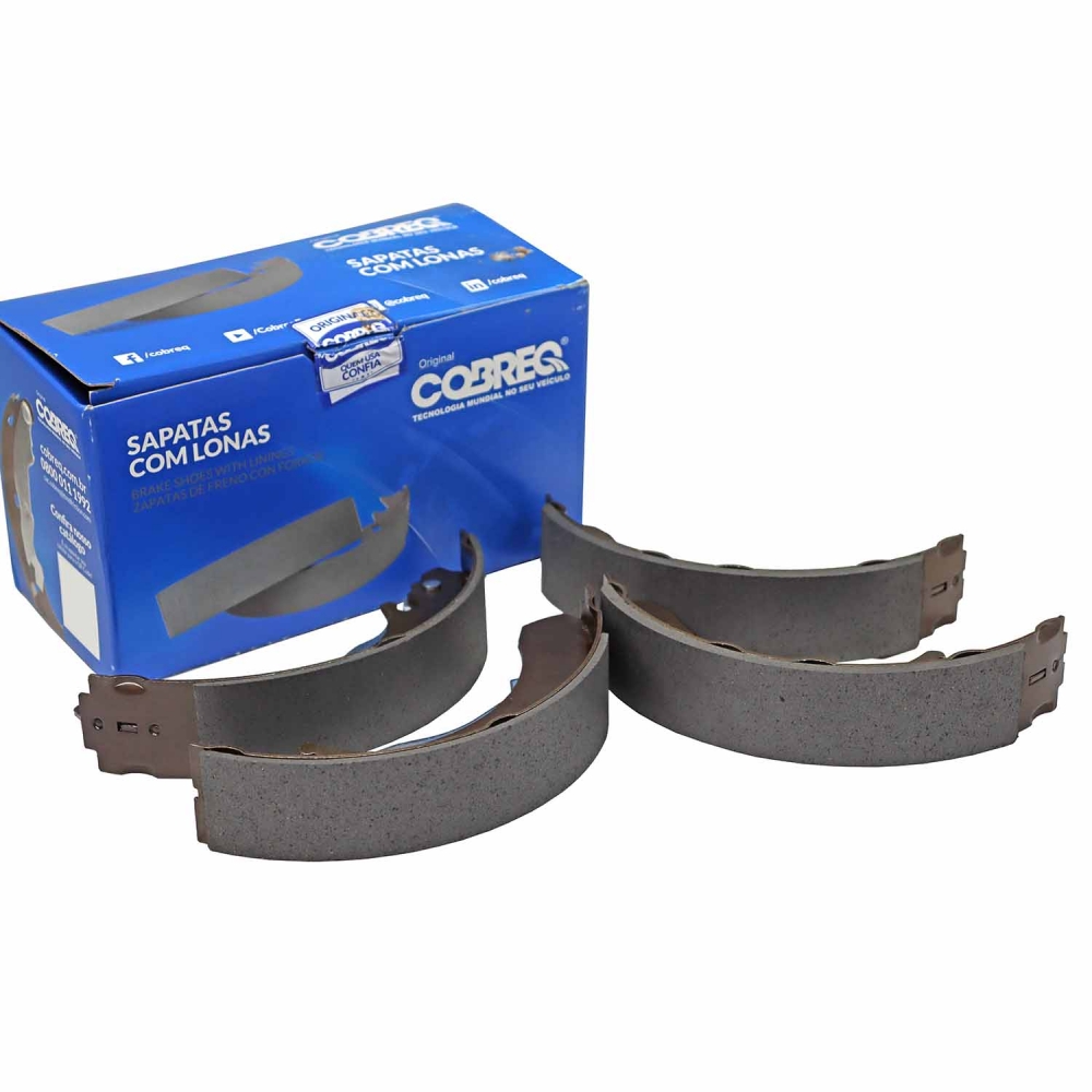 Sapata Freio Tras. Cobreq 2628CPA Ford Courier - Cód.12135