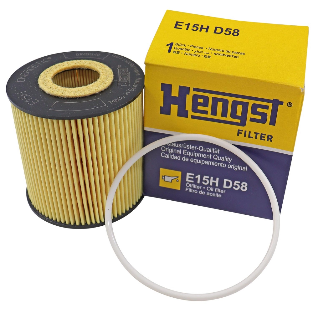 Filtro de Óleo Hengst E15H D58 Volvo XC90 - Cód.9765