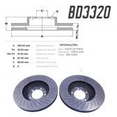 Kit Disco de Freio BD3320 Diant. L.E L.D Porsche 911-Cód3610