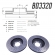 Kit Disco de Freio BD3320 Diant. L.E L.D Porsche 911-Cód3610