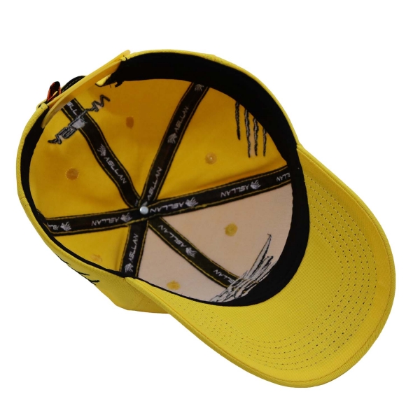 Boné Edição Limitada Asllan F1 Amarelo - Cód.13680