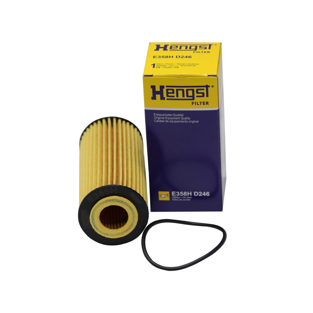 Filtro de Óleo Hengst E358H D246 Q3, Macan, Jetta - Cód.9855