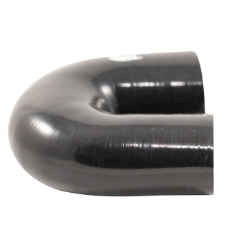 Mangueira Silicone Preto Pressurização U 3\\\"x 2 1/2\\\" Cód.8335
