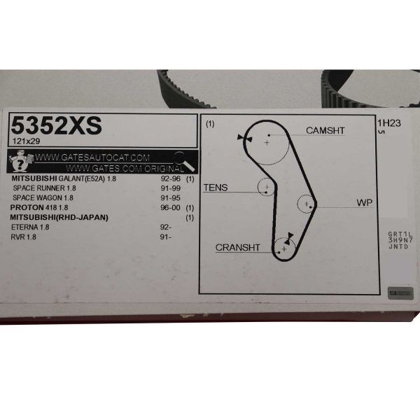 Correia Dentada Gates 5352XS Mitsubiushi TR4 - Cód.4537