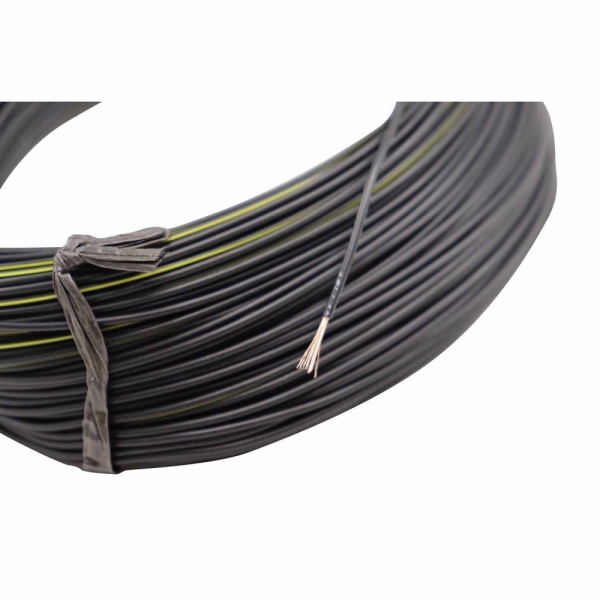 100m Cabo Flex. Automotivo 0.50mm Preto e Amarelo - Cód.9261