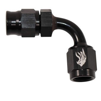 Conexão 3AN / AN3 Curva 90º para mangueira PTFE All Black - Cód.8338