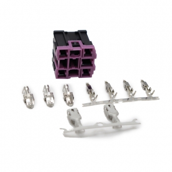 Base Soquete Rele 9 vias ETE6495 (AMP 444018) - Cód.10534