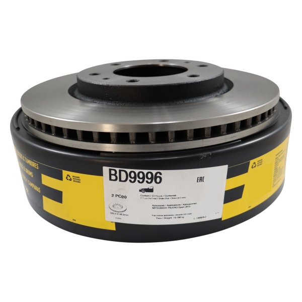 Kit Disco de Freio BD9996 Diant.L200, Pajero Sport-Cód.11575