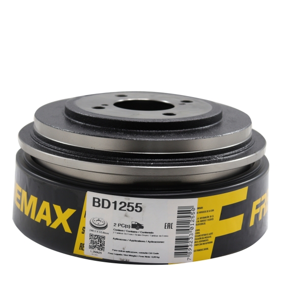Kit Tambor de Freio BD1255 Tras. Honda Fit, City - Cód.10481