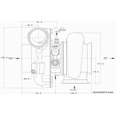 Turbina Garrett Roletada G25-550 (.70/.49) - Cód.13677