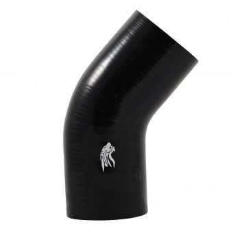 Curva 45º de Silicone Preta 3\\\" - Cód.8328