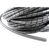 Organizador Espiral HellermannTyton Preto 1/2 - Cód.7383