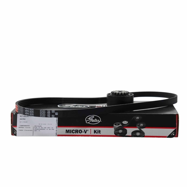 Kit Correia Micro-V Gates KA753 Clio, Sandero - Cód.8670