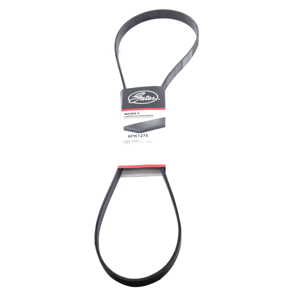 Correia Micro-V Gates 6PK1275 GM S10, Blazer 2.4 - Cód.10769