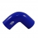 Curva de Silicone Azul MSA de 90º x 2.0