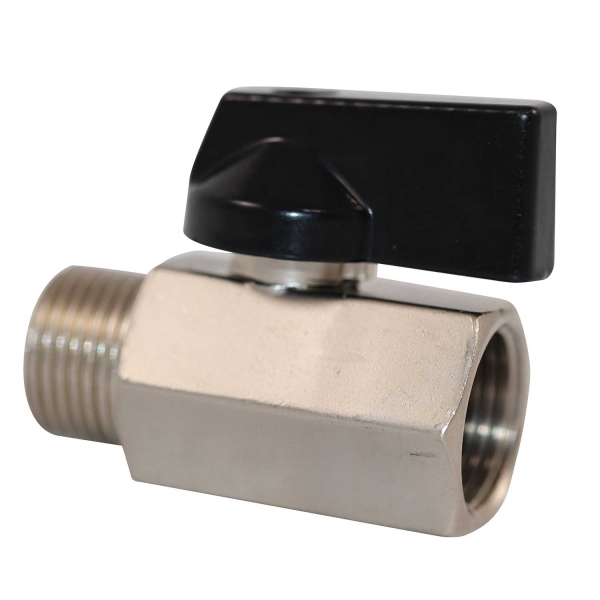 Registro Válvula Esfera Inox Mini 3/8  X 3/8 - Cód.5589