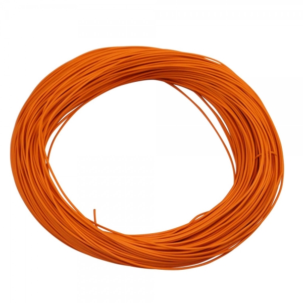 100m Cabo Flex. Automotivo 0.50mm Laranja - Cód.8093