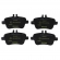 Pastilha Tras. Textar 2484801 Mercedes GLA200 - Cód.13795