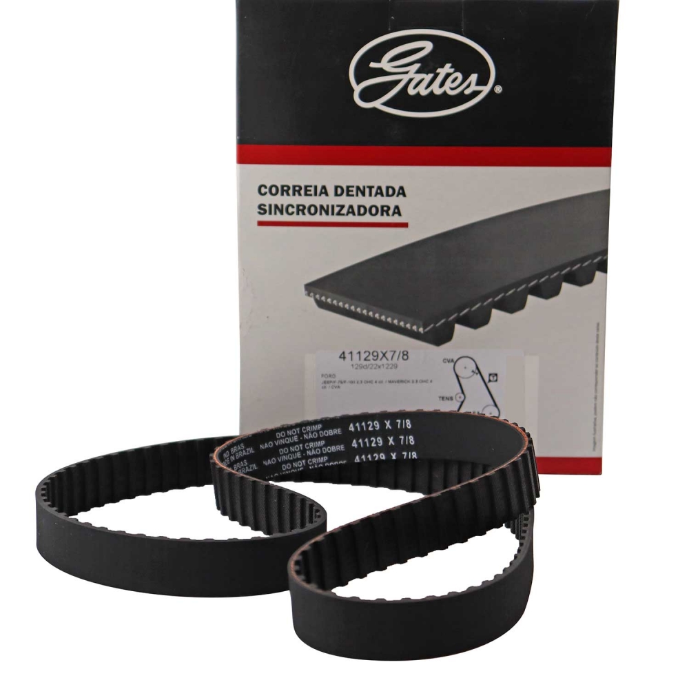 Correia Dentada Gates 41129x7/8 Ford F100 - Cód.4598