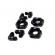 Kit 10 Niples Engate Aeroquip 90 Graus 1/8NPT x 4AN-Cód.9098