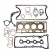 Jg Juntas Motor Elring B82.430 Ford Ecosport 1.0 - Cód.8234